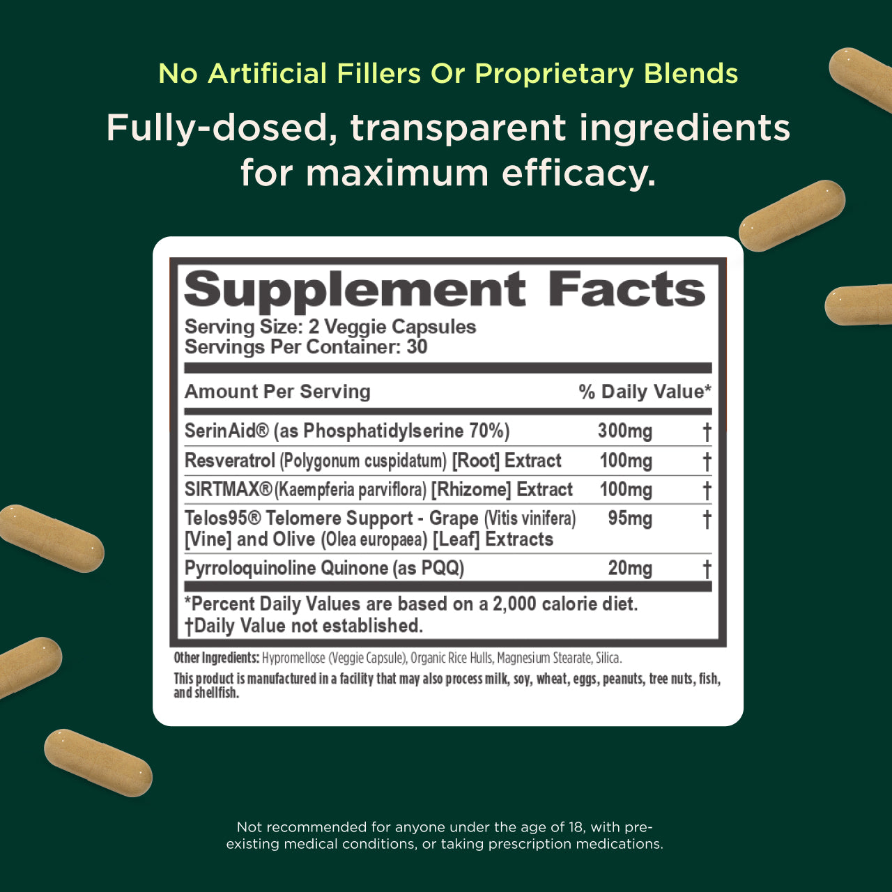 Genius Eternal for Energy, Focus, and Anti-Aging Wellness