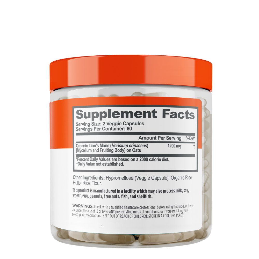 Genius Lion's Mane Capsules Facts