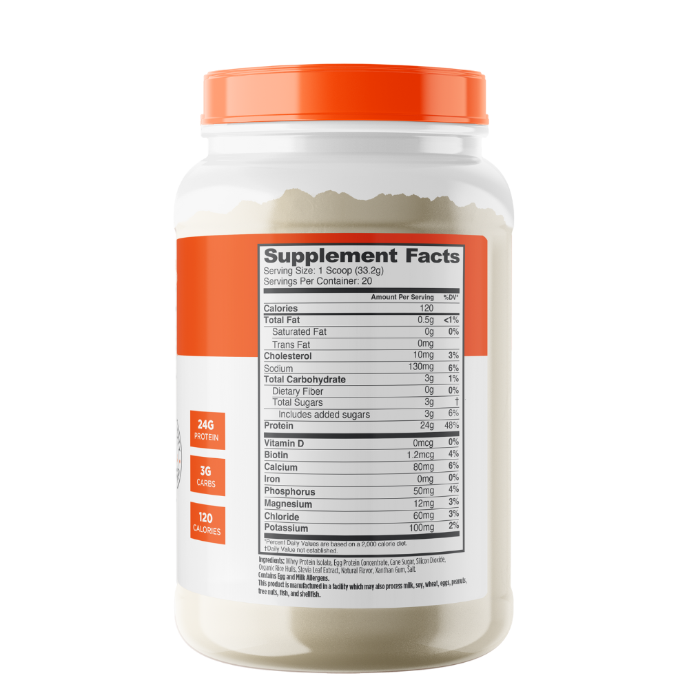 Genius Protein Powder Label Vanilla 2