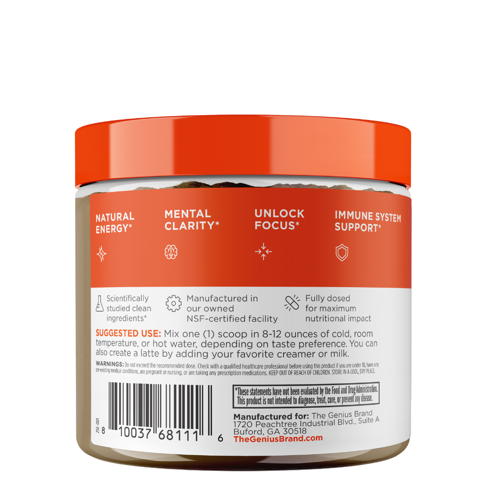 Genius Brilliant Brew to Enhance Focus and Energy