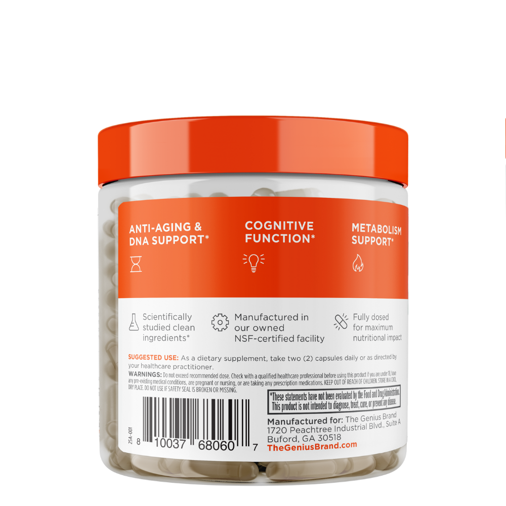 Genius Eternal for Energy, Focus, and Anti-Aging Wellness