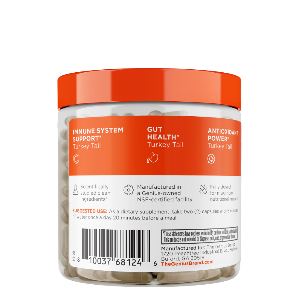Genius Turkey Tail to Support Immunity and Gut Health
