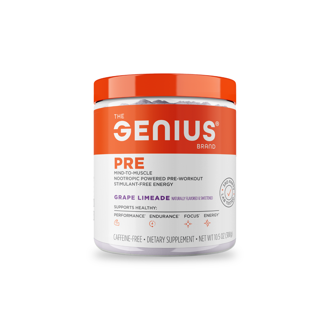 Genius Pre | Caffeine-Free Pre-Workout Powered by Nootropics – The