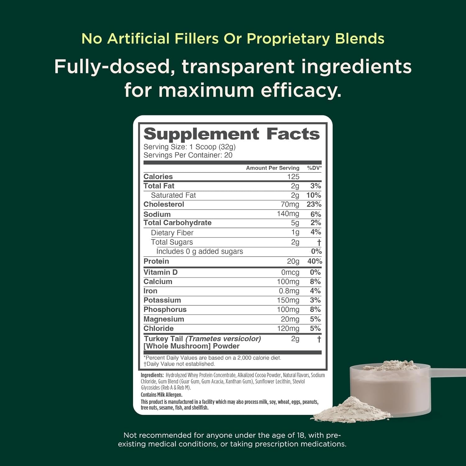 Genius Protein + Nootropic Mushroom Chocolate