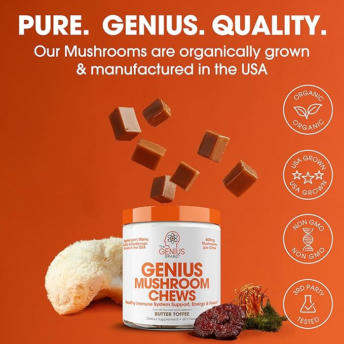 Genius Mushroom Soft Chews