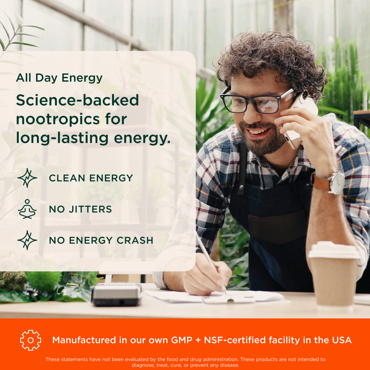 Genius Caffeine for Smooth Energy and Mental Focus