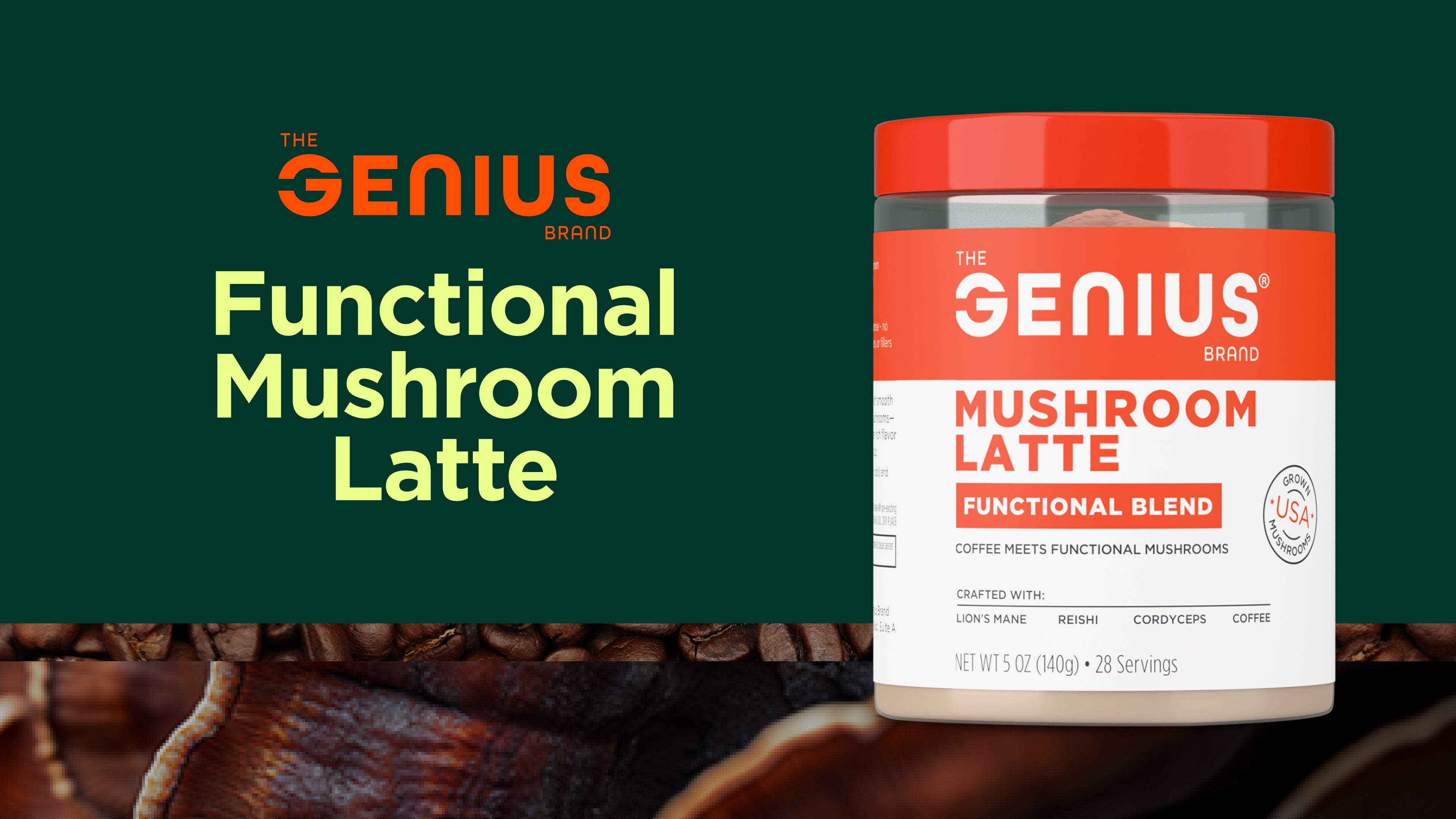 Genius Mushroom Latte to Support Focus and Vitality