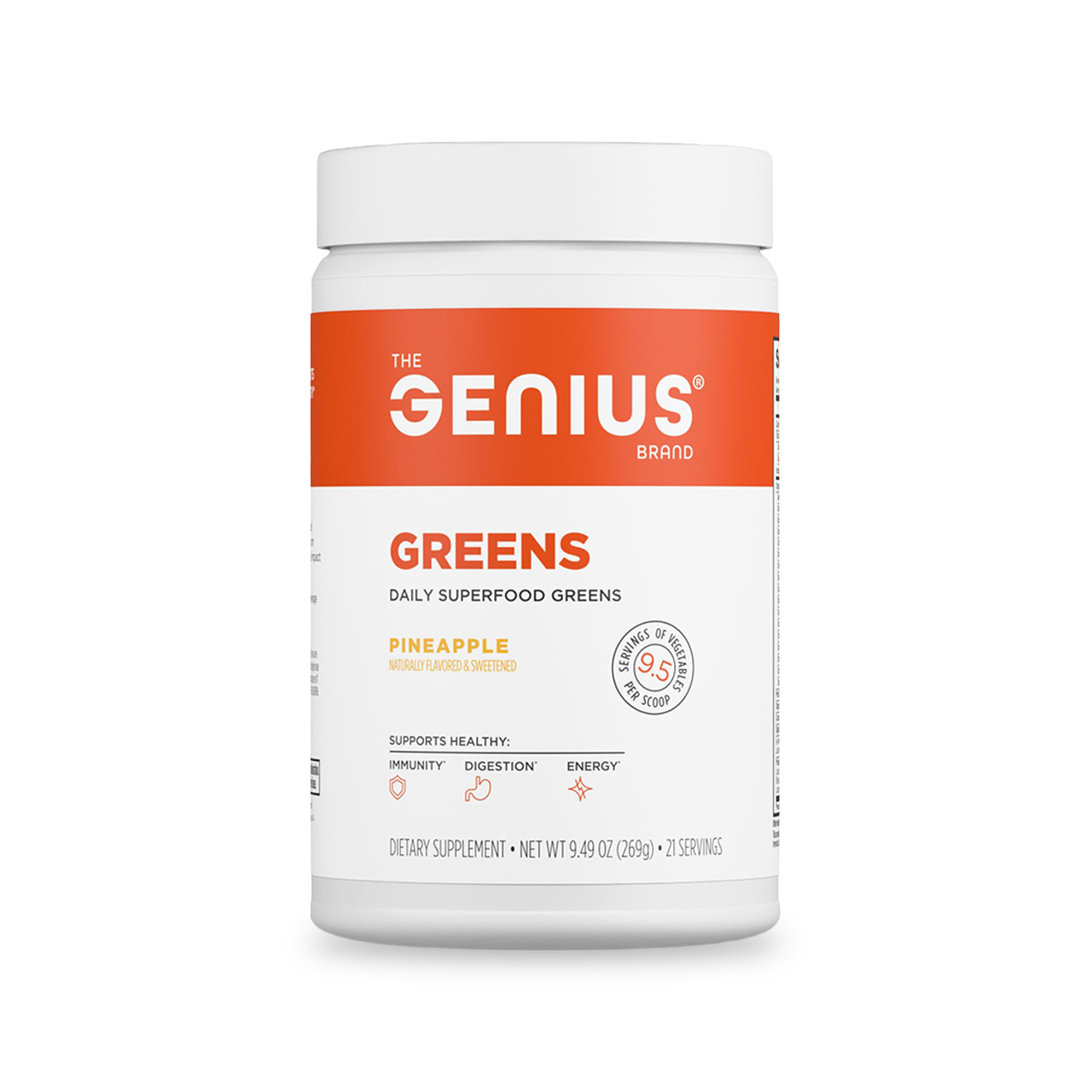 Genius Daily Superfood Greens Supports Overall Vitality