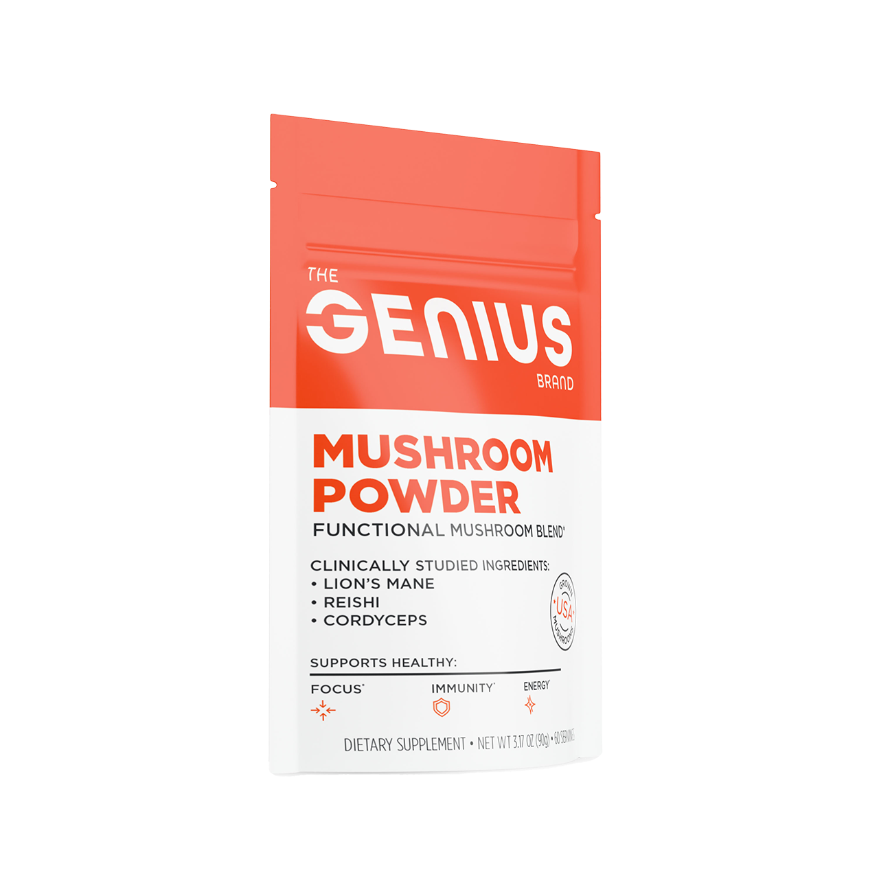 Genius Mushroom Powder to Support Cognitive Performance 