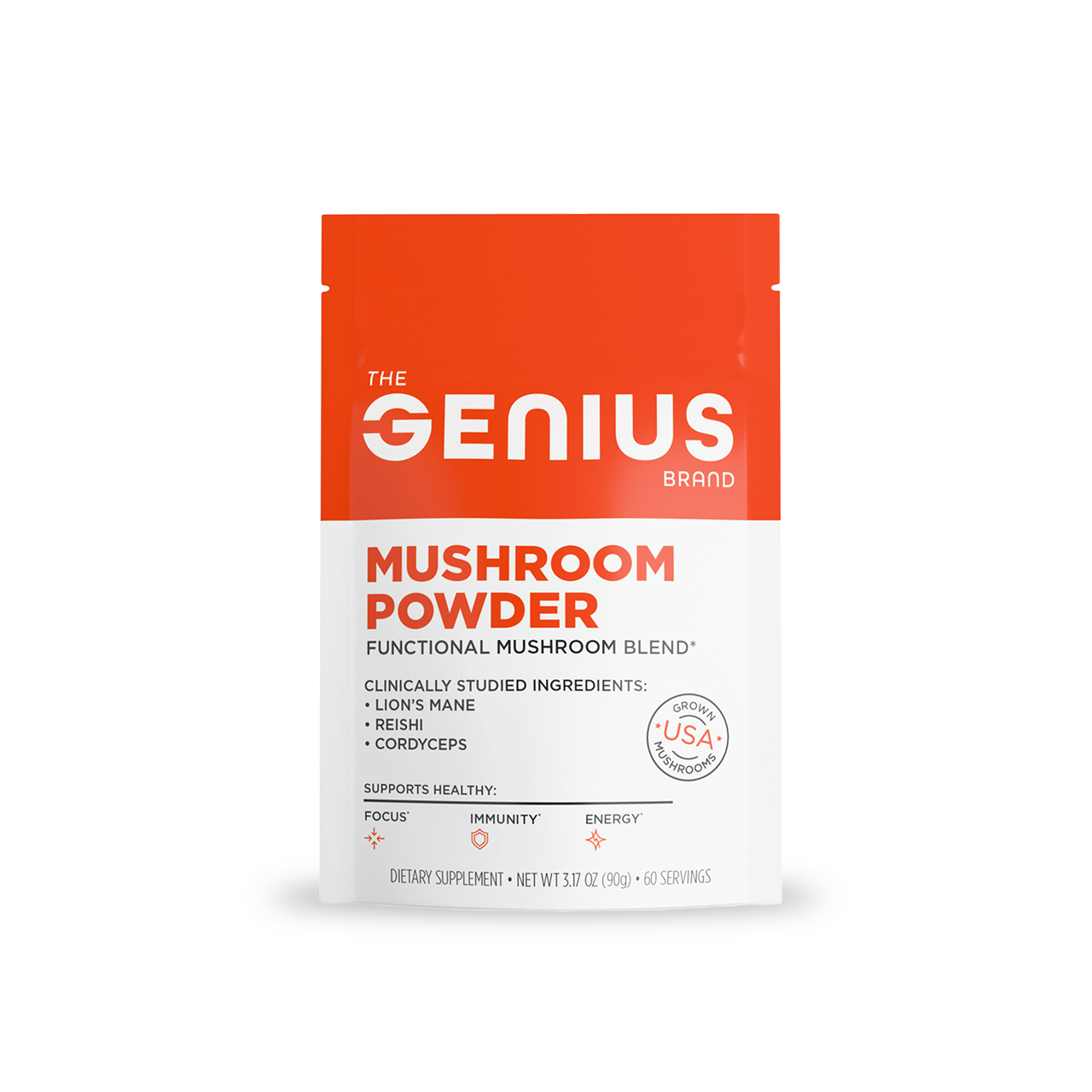 Genius Mushroom Powder to Support Cognitive Performance 