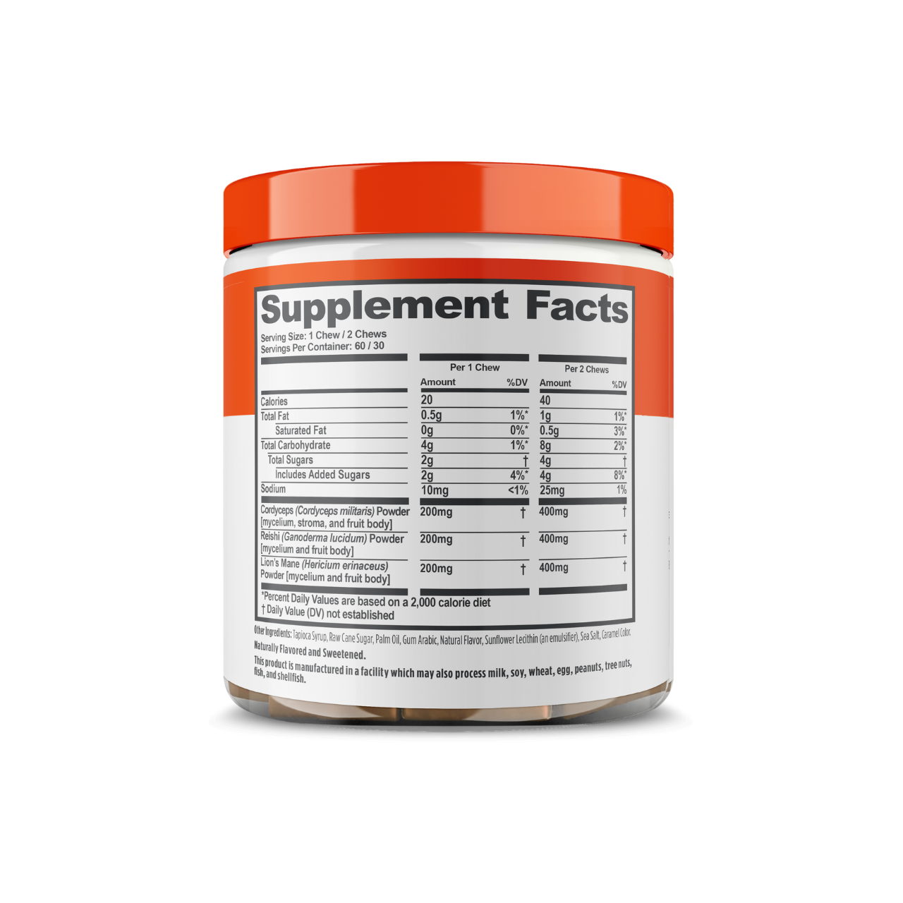 Genius Mushroom Soft Chews for Focus, Energy, and Wellness