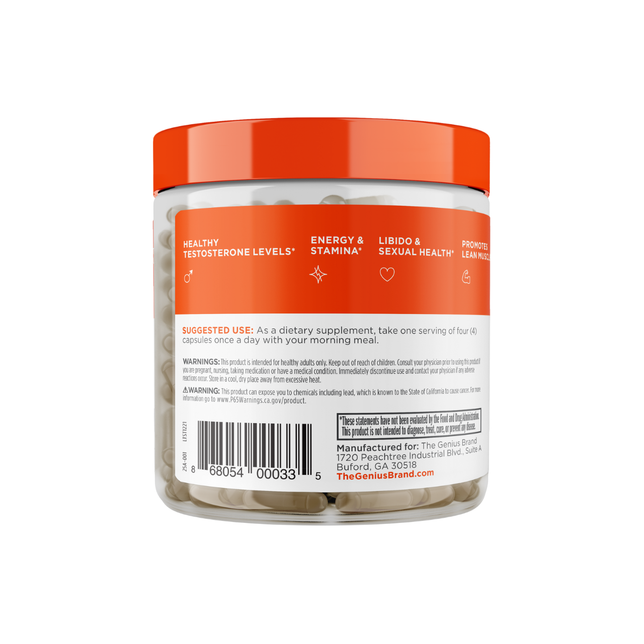 Genius Test for Stamina, Vitality, and Male Wellness 